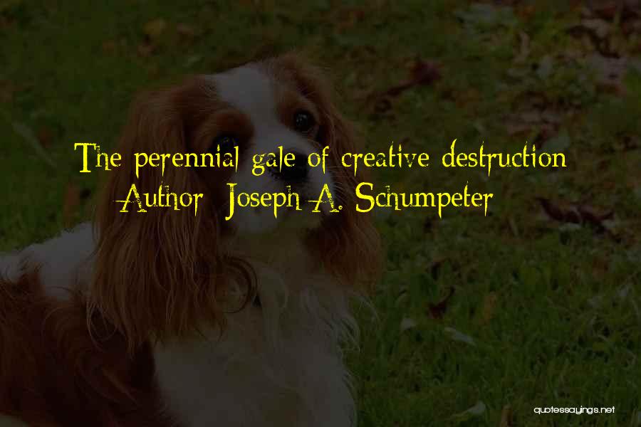 Joseph A. Schumpeter Quotes: The Perennial Gale Of Creative Destruction