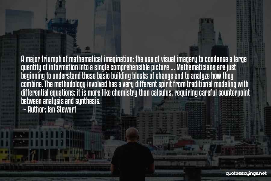 Ian Stewart Quotes: A Major Triumph Of Mathematical Imagination: The Use Of Visual Imagery To Condense A Large Quantity Of Information Into A