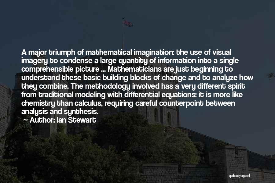 Ian Stewart Quotes: A Major Triumph Of Mathematical Imagination: The Use Of Visual Imagery To Condense A Large Quantity Of Information Into A