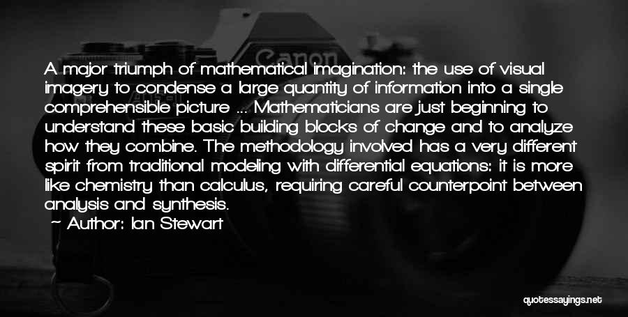 Ian Stewart Quotes: A Major Triumph Of Mathematical Imagination: The Use Of Visual Imagery To Condense A Large Quantity Of Information Into A