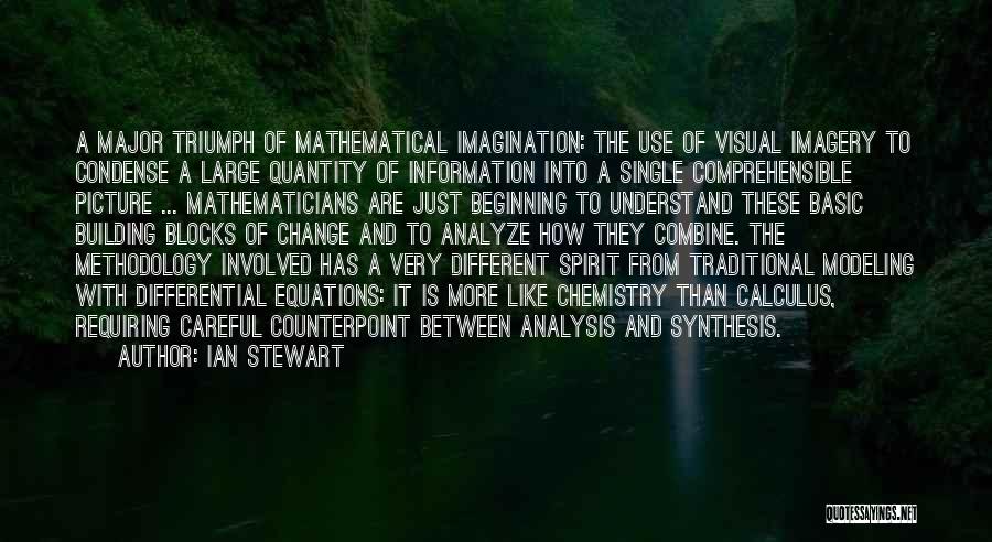 Ian Stewart Quotes: A Major Triumph Of Mathematical Imagination: The Use Of Visual Imagery To Condense A Large Quantity Of Information Into A