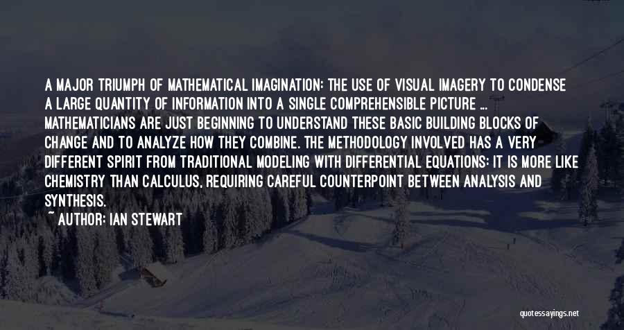 Ian Stewart Quotes: A Major Triumph Of Mathematical Imagination: The Use Of Visual Imagery To Condense A Large Quantity Of Information Into A