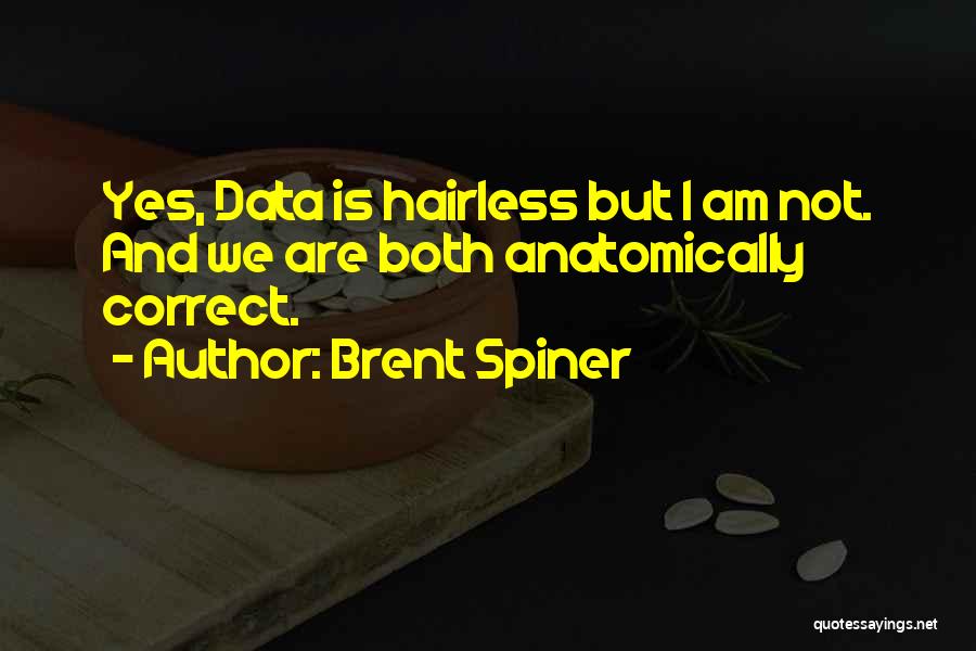 Brent Spiner Quotes: Yes, Data Is Hairless But I Am Not. And We Are Both Anatomically Correct.