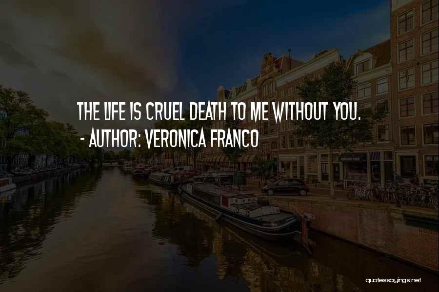 Veronica Franco Quotes: The Life Is Cruel Death To Me Without You.