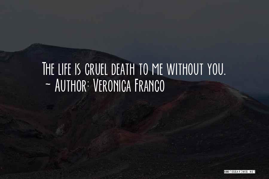 Veronica Franco Quotes: The Life Is Cruel Death To Me Without You.