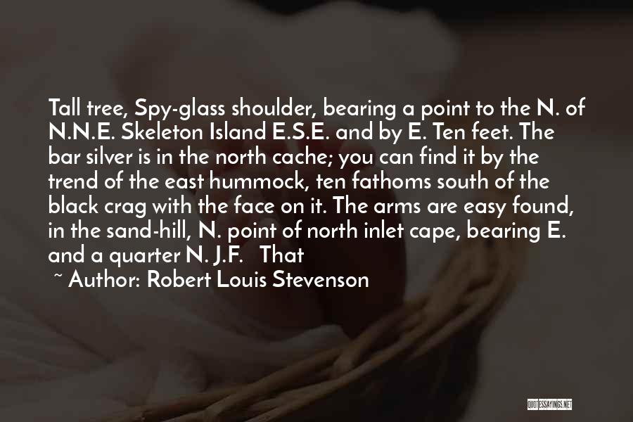 Robert Louis Stevenson Quotes: Tall Tree, Spy-glass Shoulder, Bearing A Point To The N. Of N.n.e. Skeleton Island E.s.e. And By E. Ten Feet.