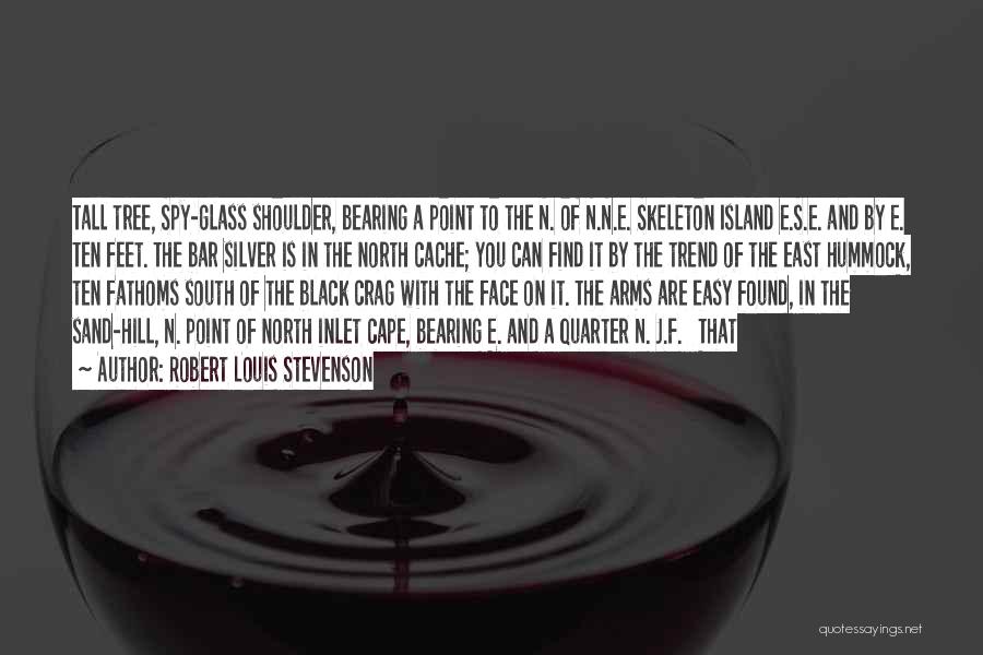 Robert Louis Stevenson Quotes: Tall Tree, Spy-glass Shoulder, Bearing A Point To The N. Of N.n.e. Skeleton Island E.s.e. And By E. Ten Feet.