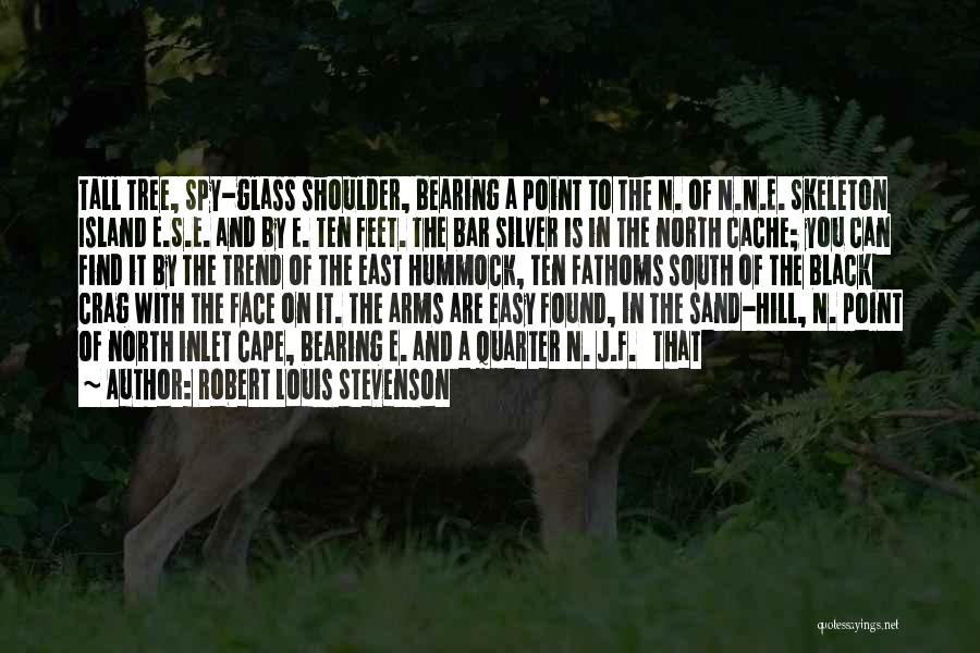 Robert Louis Stevenson Quotes: Tall Tree, Spy-glass Shoulder, Bearing A Point To The N. Of N.n.e. Skeleton Island E.s.e. And By E. Ten Feet.