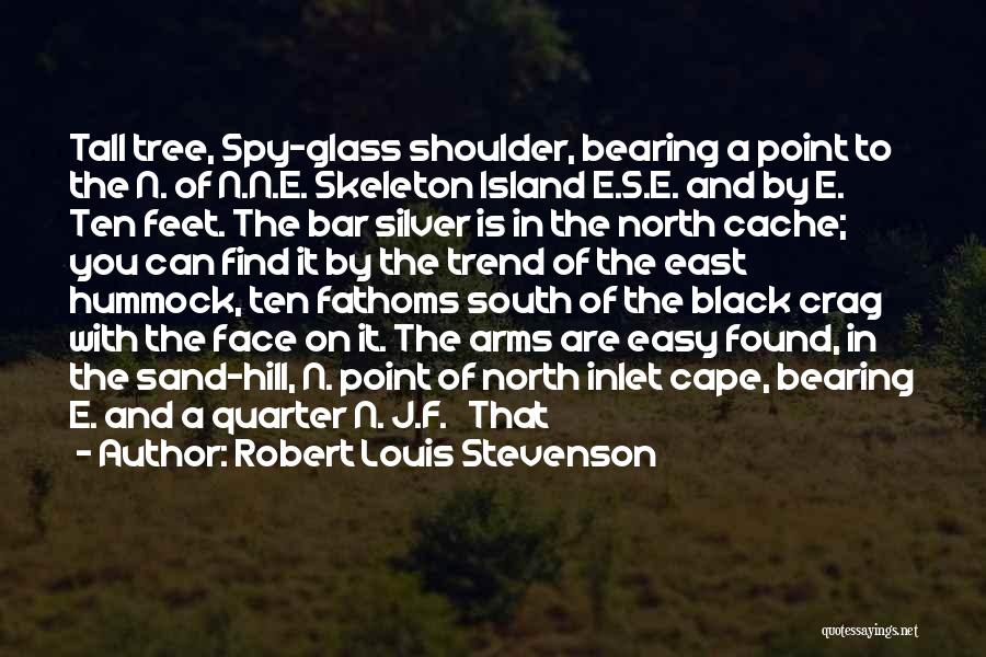 Robert Louis Stevenson Quotes: Tall Tree, Spy-glass Shoulder, Bearing A Point To The N. Of N.n.e. Skeleton Island E.s.e. And By E. Ten Feet.