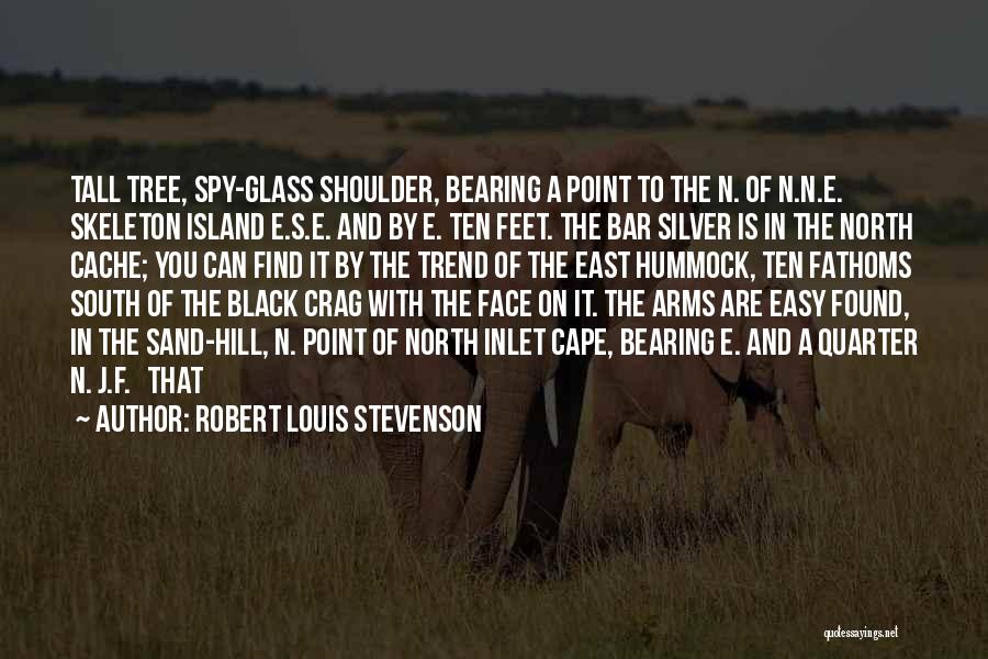 Robert Louis Stevenson Quotes: Tall Tree, Spy-glass Shoulder, Bearing A Point To The N. Of N.n.e. Skeleton Island E.s.e. And By E. Ten Feet.