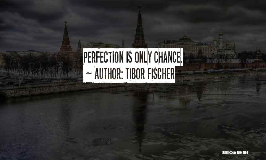 Tibor Fischer Quotes: Perfection Is Only Chance.