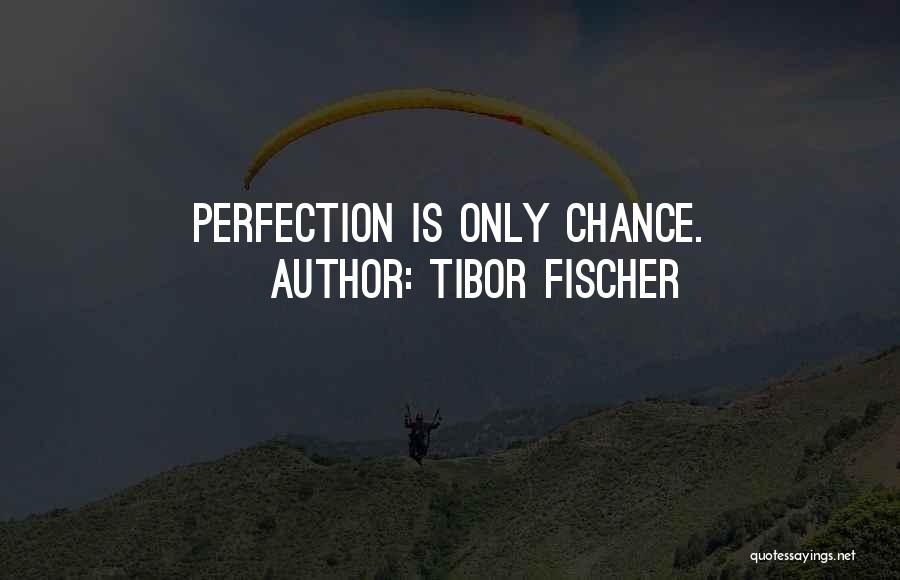 Tibor Fischer Quotes: Perfection Is Only Chance.