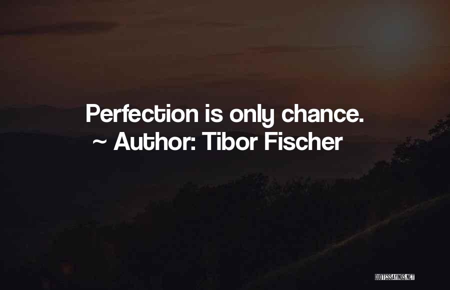 Tibor Fischer Quotes: Perfection Is Only Chance.