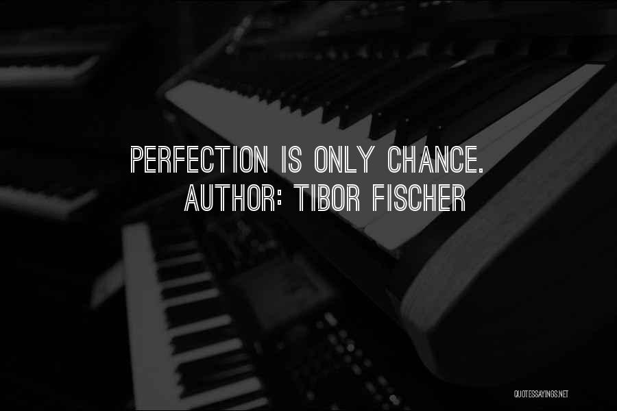 Tibor Fischer Quotes: Perfection Is Only Chance.