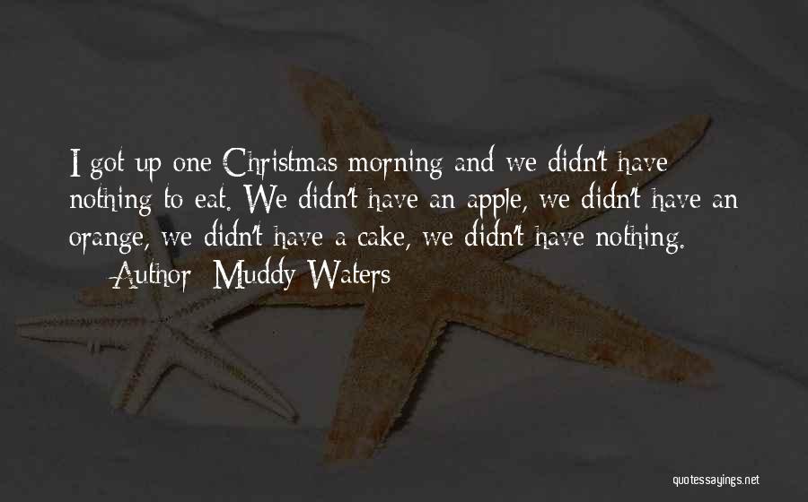 Muddy Waters Quotes: I Got Up One Christmas Morning And We Didn't Have Nothing To Eat. We Didn't Have An Apple, We Didn't