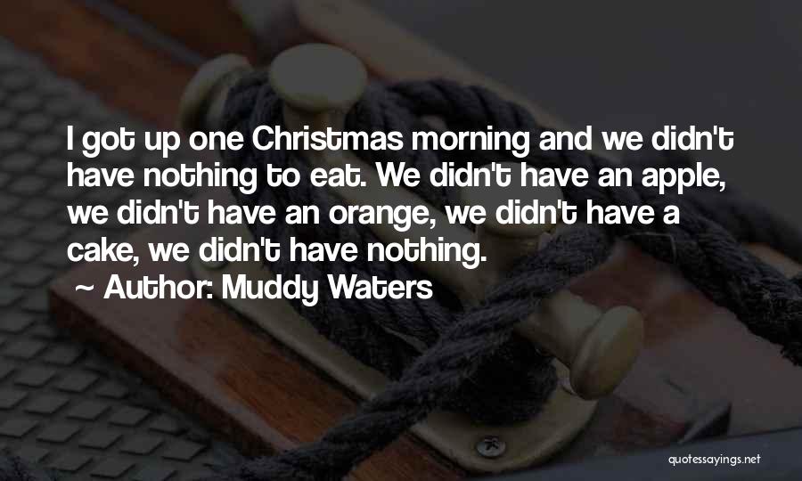 Muddy Waters Quotes: I Got Up One Christmas Morning And We Didn't Have Nothing To Eat. We Didn't Have An Apple, We Didn't