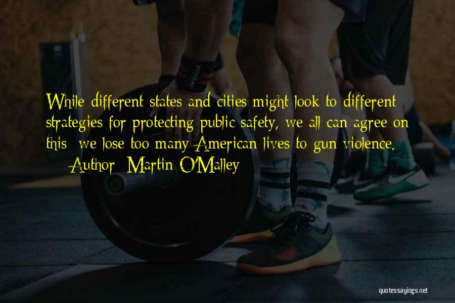 Martin O'Malley Quotes: While Different States And Cities Might Look To Different Strategies For Protecting Public Safety, We All Can Agree On This: