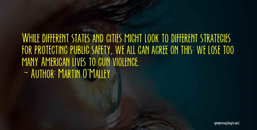 Martin O'Malley Quotes: While Different States And Cities Might Look To Different Strategies For Protecting Public Safety, We All Can Agree On This: