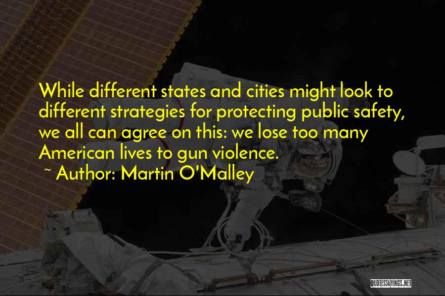 Martin O'Malley Quotes: While Different States And Cities Might Look To Different Strategies For Protecting Public Safety, We All Can Agree On This: