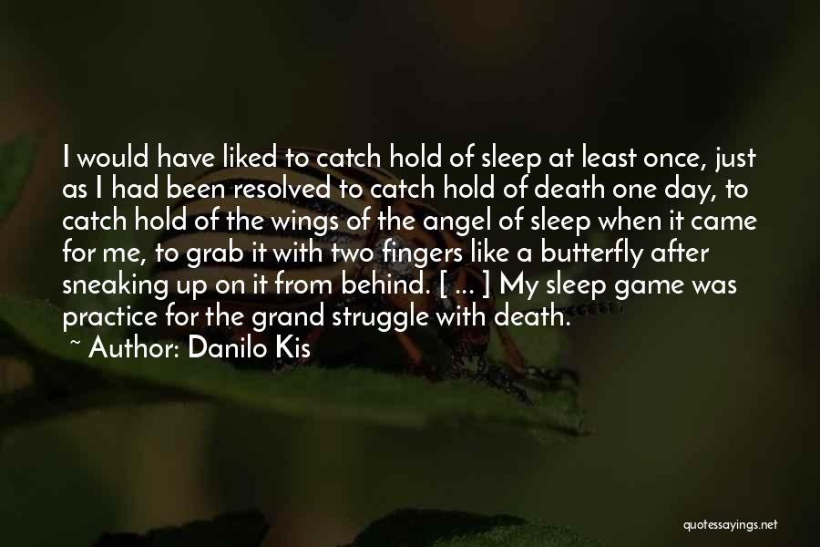 Danilo Kis Quotes: I Would Have Liked To Catch Hold Of Sleep At Least Once, Just As I Had Been Resolved To Catch