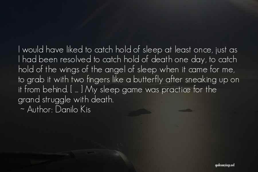 Danilo Kis Quotes: I Would Have Liked To Catch Hold Of Sleep At Least Once, Just As I Had Been Resolved To Catch