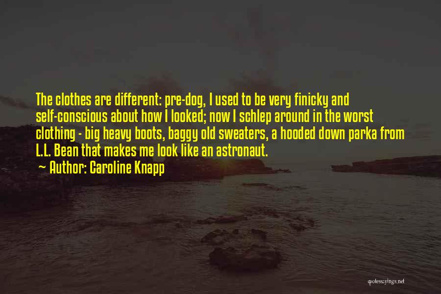 Caroline Knapp Quotes: The Clothes Are Different: Pre-dog, I Used To Be Very Finicky And Self-conscious About How I Looked; Now I Schlep