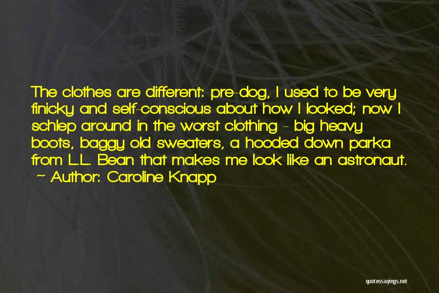 Caroline Knapp Quotes: The Clothes Are Different: Pre-dog, I Used To Be Very Finicky And Self-conscious About How I Looked; Now I Schlep