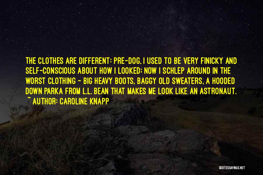 Caroline Knapp Quotes: The Clothes Are Different: Pre-dog, I Used To Be Very Finicky And Self-conscious About How I Looked; Now I Schlep