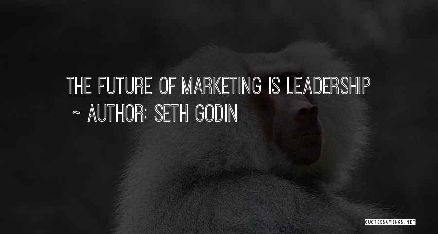 Seth Godin Quotes: The Future Of Marketing Is Leadership