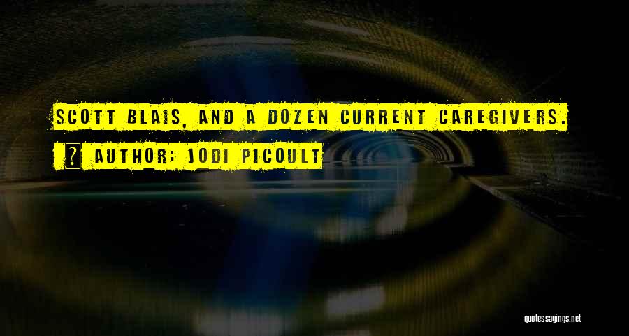 Jodi Picoult Quotes: Scott Blais, And A Dozen Current Caregivers.