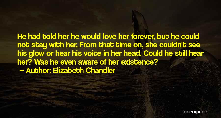 Elizabeth Chandler Quotes: He Had Told Her He Would Love Her Forever, But He Could Not Stay With Her. From That Time On,