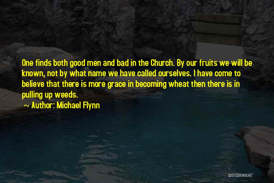 Michael Flynn Quotes: One Finds Both Good Men And Bad In The Church. By Our Fruits We Will Be Known, Not By What