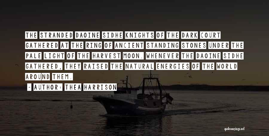 Thea Harrison Quotes: The Stranded Daoine Sidhe Knights Of The Dark Court Gathered At The Ring Of Ancient Standing Stones Under The Pale