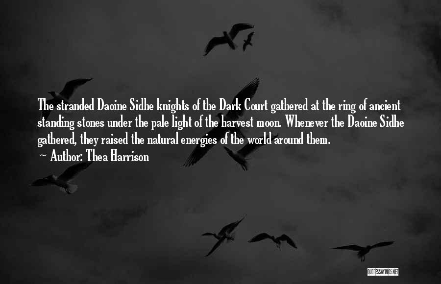 Thea Harrison Quotes: The Stranded Daoine Sidhe Knights Of The Dark Court Gathered At The Ring Of Ancient Standing Stones Under The Pale