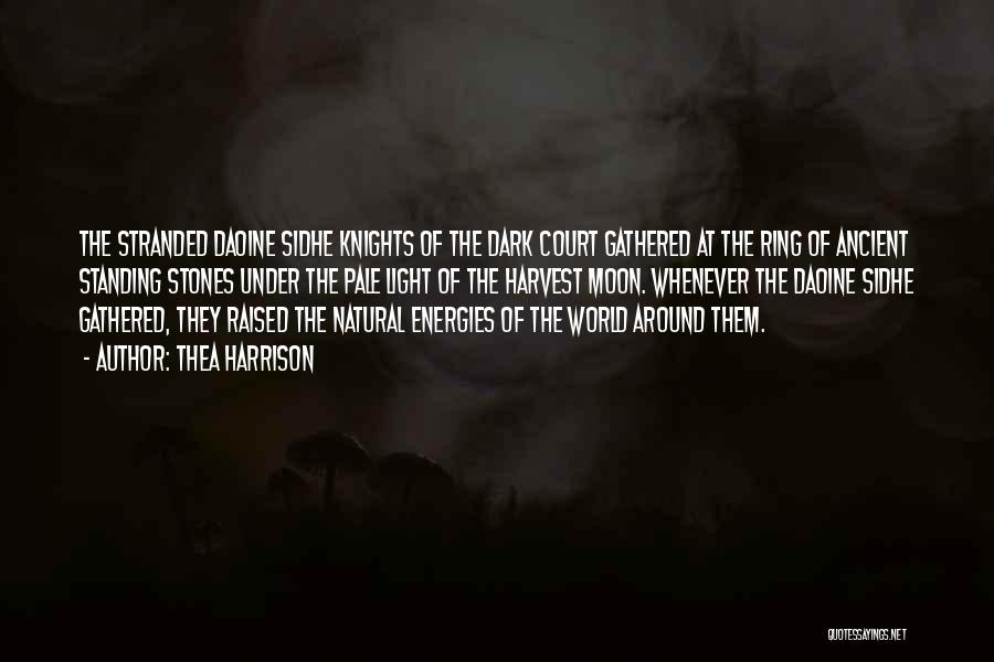 Thea Harrison Quotes: The Stranded Daoine Sidhe Knights Of The Dark Court Gathered At The Ring Of Ancient Standing Stones Under The Pale