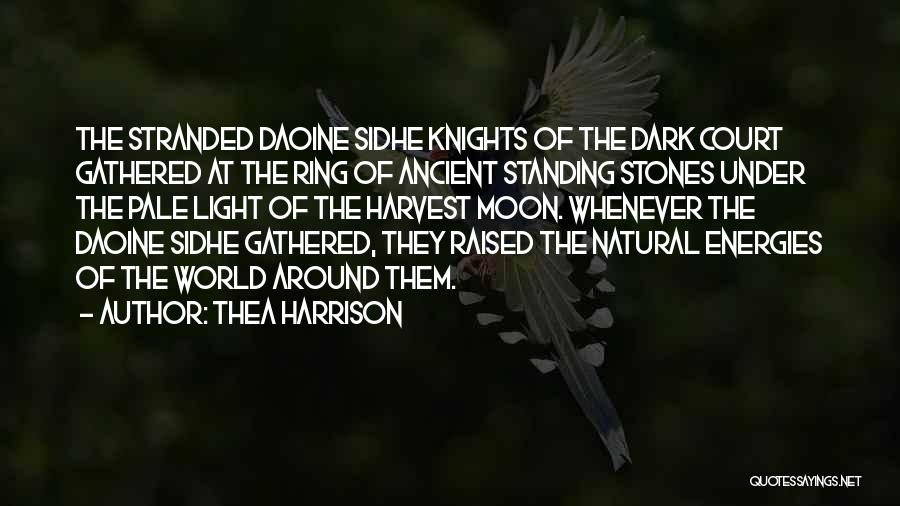 Thea Harrison Quotes: The Stranded Daoine Sidhe Knights Of The Dark Court Gathered At The Ring Of Ancient Standing Stones Under The Pale