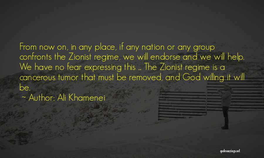 Ali Khamenei Quotes: From Now On, In Any Place, If Any Nation Or Any Group Confronts The Zionist Regime, We Will Endorse And