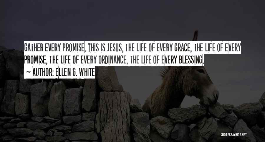 Ellen G. White Quotes: Gather Every Promise. This Is Jesus, The Life Of Every Grace, The Life Of Every Promise, The Life Of Every
