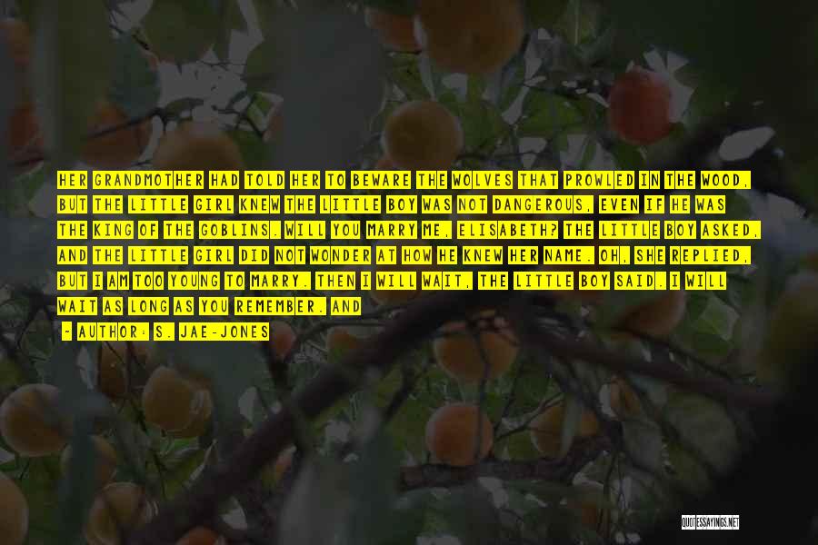 S. Jae-Jones Quotes: Her Grandmother Had Told Her To Beware The Wolves That Prowled In The Wood, But The Little Girl Knew The