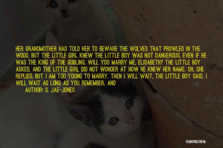 S. Jae-Jones Quotes: Her Grandmother Had Told Her To Beware The Wolves That Prowled In The Wood, But The Little Girl Knew The