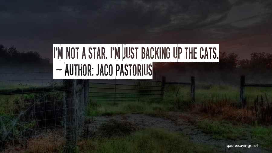 Jaco Pastorius Quotes: I'm Not A Star. I'm Just Backing Up The Cats.