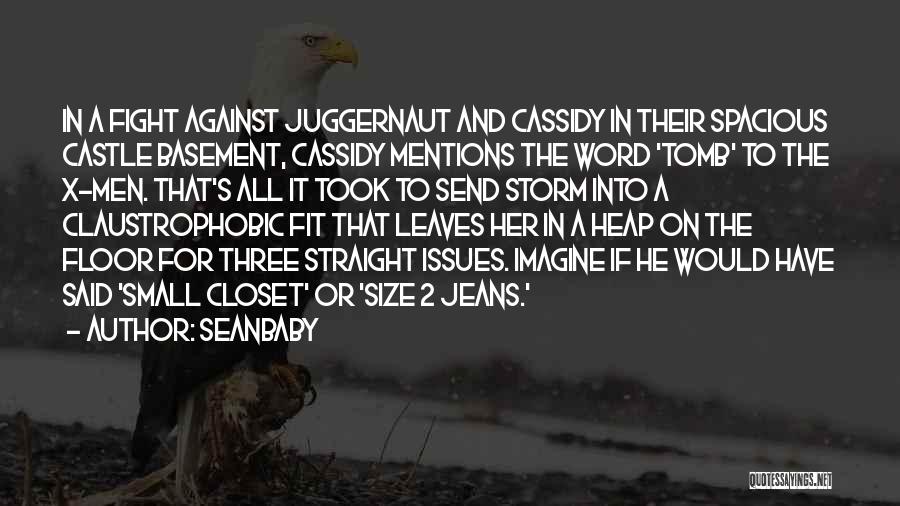 Seanbaby Quotes: In A Fight Against Juggernaut And Cassidy In Their Spacious Castle Basement, Cassidy Mentions The Word 'tomb' To The X-men.