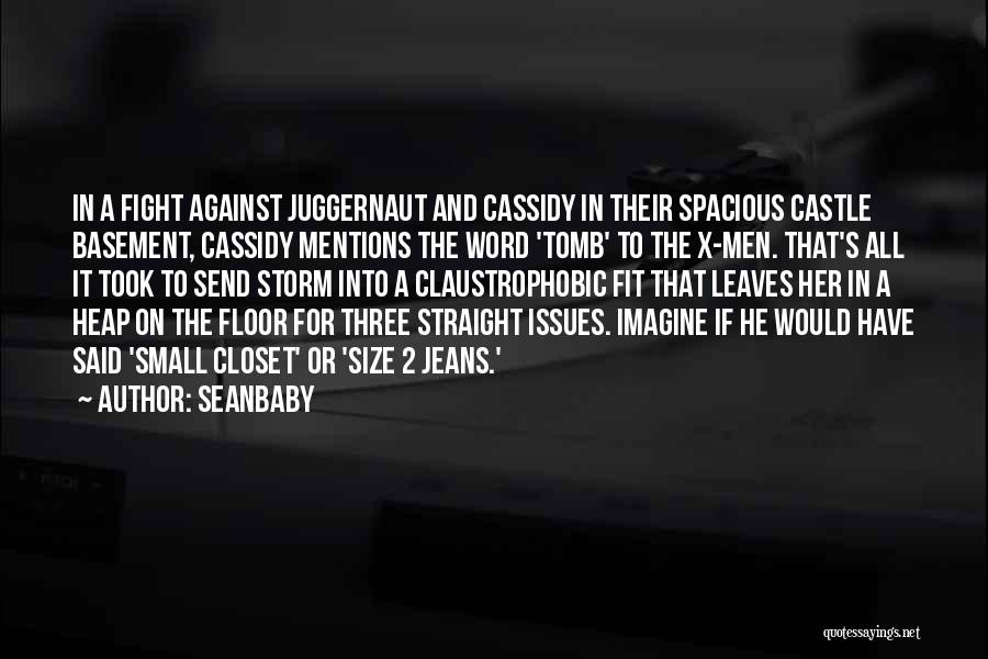 Seanbaby Quotes: In A Fight Against Juggernaut And Cassidy In Their Spacious Castle Basement, Cassidy Mentions The Word 'tomb' To The X-men.