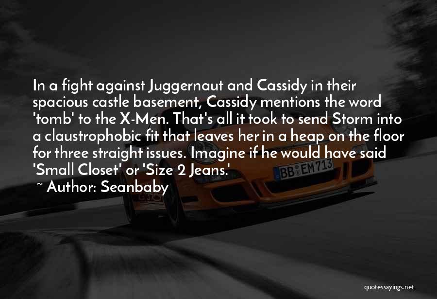 Seanbaby Quotes: In A Fight Against Juggernaut And Cassidy In Their Spacious Castle Basement, Cassidy Mentions The Word 'tomb' To The X-men.