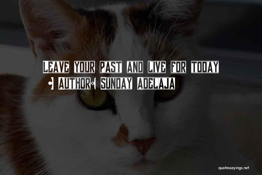 Sunday Adelaja Quotes: Leave Your Past And Live For Today