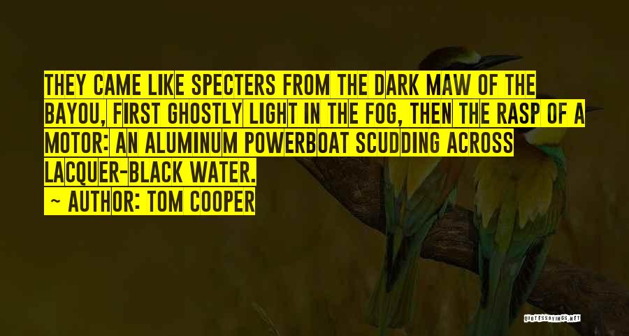 Tom Cooper Quotes: They Came Like Specters From The Dark Maw Of The Bayou, First Ghostly Light In The Fog, Then The Rasp