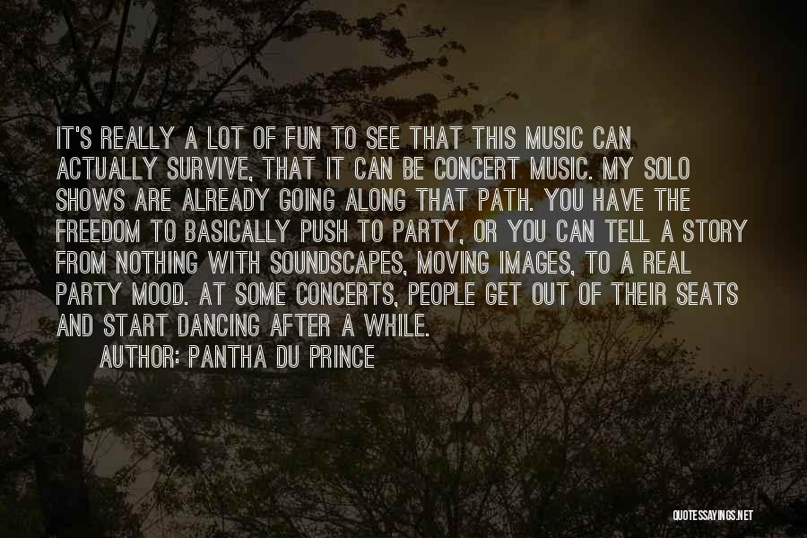 Pantha Du Prince Quotes: It's Really A Lot Of Fun To See That This Music Can Actually Survive, That It Can Be Concert Music.