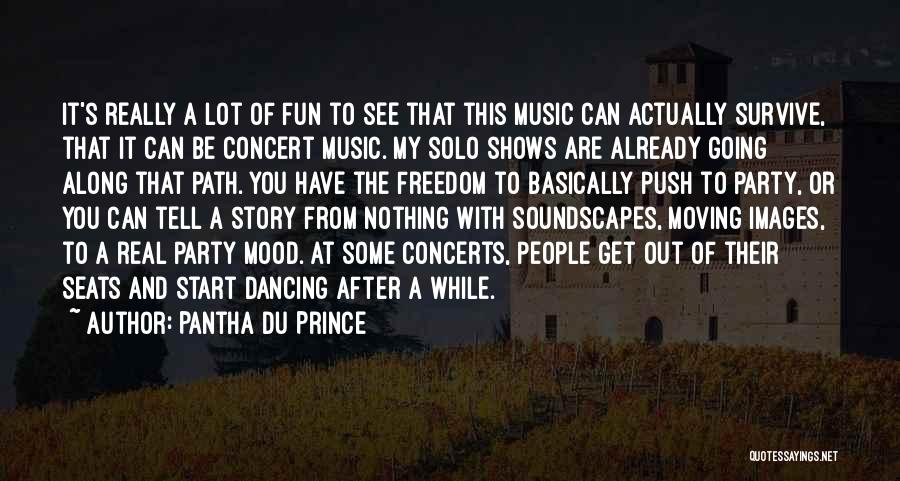 Pantha Du Prince Quotes: It's Really A Lot Of Fun To See That This Music Can Actually Survive, That It Can Be Concert Music.