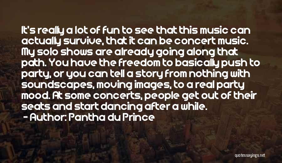 Pantha Du Prince Quotes: It's Really A Lot Of Fun To See That This Music Can Actually Survive, That It Can Be Concert Music.