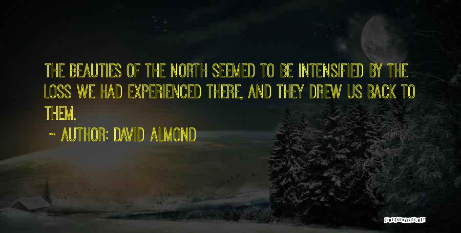 David Almond Quotes: The Beauties Of The North Seemed To Be Intensified By The Loss We Had Experienced There, And They Drew Us